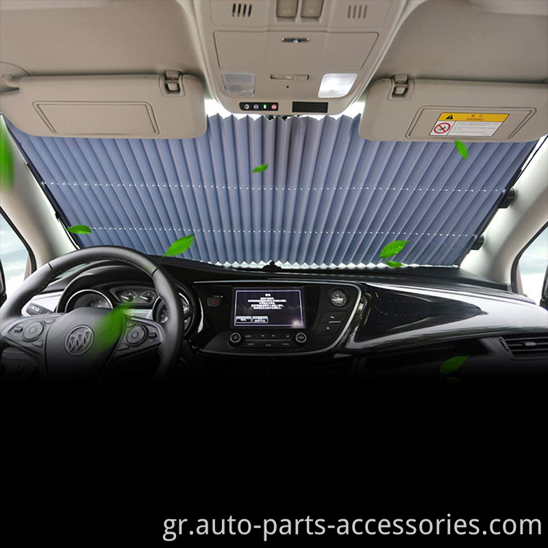 Καλής ποιότητας χονδρική auto πτυσσόμενη κύλινδρος Sun Shield Sunshades Window Shade για αυτοκίνητο